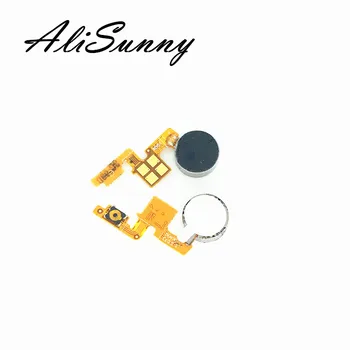 AliSunny 5vnt Vibratorius Power Flex Kabelis SamSung Note 3 N9005 N9000 Vibracijos Moto On Off Remontas, Dalys
