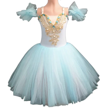 Baleto Tutu Sijonas Moterų Suknelė Ilgai Vestidos Mergaičių Rezultatų Drabužių Swan Pilvo Šokių Sijonai