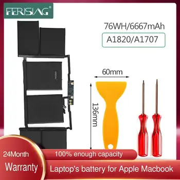 FERISING 76Wh 6667mAh Originalus A1820 Naujas Nešiojamas Baterija Apple MacBook Pro 15