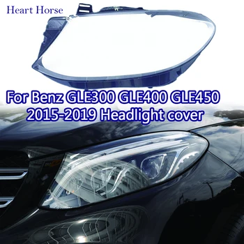Žibintų Stiklai Padengti Benz GLE300 GLE400 GLE450 2015 2016 2017 2018 2019 Umbra Dangtelis priekinio Žibinto Lempa Plexigla Shell 